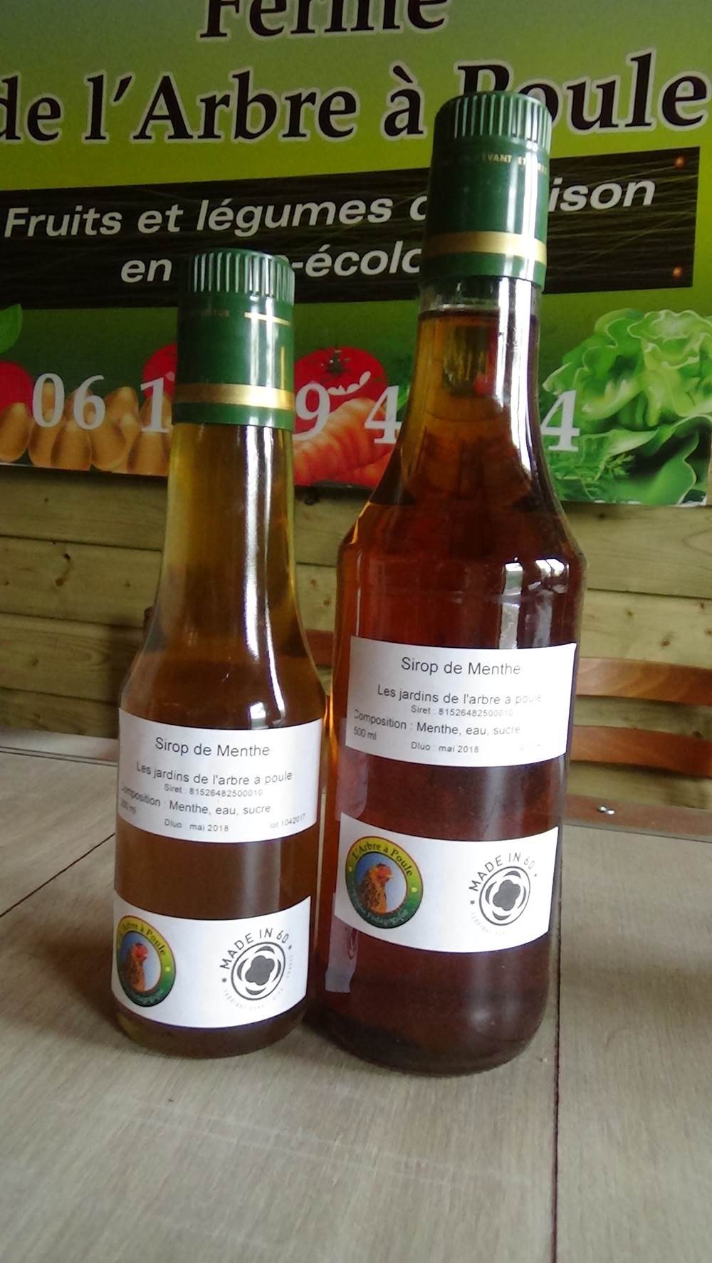Sirop de menthe 500ml